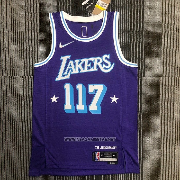 Camiseta Los Angeles Lakers x X-BOX Master Chief NO 117 Violeta